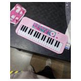 Love&Mini Kids Piano Keyboard Toys for Girls - 37 Keys Pink Toddler Piano with Microphone and 2 Speakers, Christmas Birthday Gifts for 1 2 3 4 5+ Year Old Girls and Boys