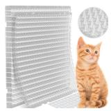 Petfolio 12 Pack Scat Mat for Cats - 16 x 13 Inch Cat Spike Mat with 1 Inch Spike is A Perfect Pet Training Mat Device for Cat Repellent Indoor & Outdoor to Deter Cats & Other Animals for All Seasons