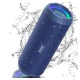 RIENOK Portable Bluetooth Speaker 30W Dual Pairing True Wireless Stereo HD Sound IPX7 Waterproof Outdoor Sport Shower Wireless Speaker Bluetooth 5.3 for Home Party