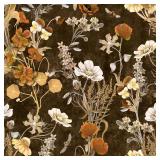 Idomural Floral Wallpaper Peel and Stick Wallpaper Vintage Floral Wallpaper Removable Wallpaper Peel and Stick Boho Wallpaper for Bedroom Bathroom Accent Wall 17.7 * 118in