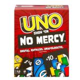 Mattel Games UNO Show âem No Mercy Card Game for Kids, Adults & Family Parties & Travel with Extra Cards, Special Rules & Tougher Penalties