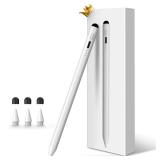 Pencil for Apple iPad 9th&10th Generation, 13 mins Fast Charge Stylus Pen, Palm Rejection, Tilt Sensitivity, Compatible w/iPad Pro 11/12.9/13in, iPad 6/7/8/9/10, iPad Air 3/4/5/6, iPad Mini 5/6