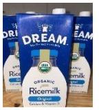 Rice Dream Organic Rice Milk Drink, Enriched Original, Calcium & Vitamin D, Vegan Dairy Alternative, Lactose Free, Shelf Stable, 32oz (Pack of 3) (Retail $12.99)