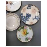 Floral Plates Assortment