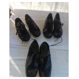 Adidas size 5 Nike size 5.5 and black dress size 6 shoes