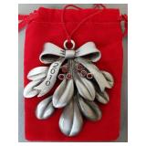 Avon Pewter Ornaments 2010, 2012 & 2013