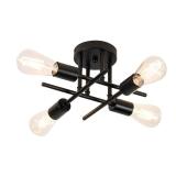 Sputnik Ceiling Light Fixture for Kitchen, Bedroom, Living Room, Hallway, Dining Room Modern Farmhouse Lighting 4 Light E26 Socket