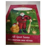 Hallmark Keepsake Ornament 2001 All-sport Santa Equipment Bag Free Ship