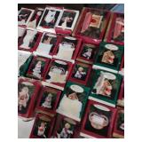 58 Hallmark ornaments all have box damage