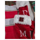 ate Christmas stocking three has letters