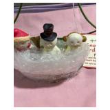 12 inch hallmark snowman Christmas tree card holder