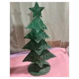 16 1/2 inch metal Christmas tree