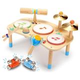 OATHX Kids Drum Set - 11 in 1 Musical Instruments for Toddlers Baby Preschool Educational Musical Toys, Montessori Toys for Kids Ages 1-6