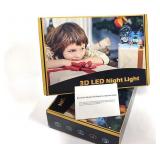 3D LED Night Light Anime