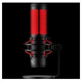 HyperX QuadCast USB Multi-Pattern Condenser Microphone, Black/Red RETAIL $103.89