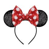 YUNISS Mouse Ears Headbands,Sequin Mouse Ears for Women Girls Princess Dress Accessories Decorations Party (TG-HEBD)