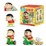 52TOYS Crayon Shinchan Dynamic Shin-Life, 1PC Action Figure Collectible Toy Kawaii Creative Gift Room Decor Desktop Decoration, Gift for Birthday Party