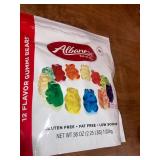 GUMMI BEARS 36 oz Gluten Free, Fat Free, Low Sodium BIG bag 2.25 lbs 12 flavors