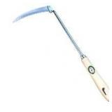 UIGTKMG Grass Scythe, Household Scythe, Manganese Steel Blade Scythe Tool, Manual Scythe Gardening Tool