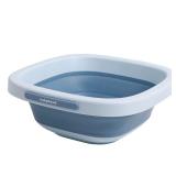 Babyhood Multi-Purpose Collapsible Wash Basin for Kids and Babies, Lightweight Portable Folding Basin for Washing Baby Bottles and Breast Pump Parts and Home Kitchen Outdoor Camping Use (2021blue)