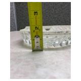 Large Clear Glass Ashtray