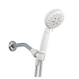 Moen Banbury Glacier White 5-Spray Handshower, High-Pressure Handheld Bathroom Shower Head, 23046W