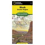 Moab Greater Region Map (National Geographic Trails Illustrated Map, 505)