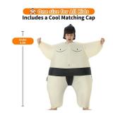 TOLOCO Inflatable Costume for Kids Sumo Wrestler Inflatable Costume, Sumo Costume, Inflatable Halloween Costumes, Blow up Costume Kids Inflatable Costumes