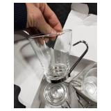 Bormioli Rocco Oslo Cappuccino Glass Cups, Clear, 8 Ounces (4 Pieces)