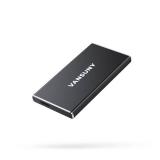 Vansuny 250GB Portable External SSD, USB 3.1 Gen2 430MB/s High-Speed Data Transfer, Metal USB C Mini Portable External Solid State Drive for PC, Laptop, Phones and More