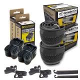 Growler Tire 26 x 2.125 Inch Tire Replacement Kits with or Without Inner Tubes. Includes Tools. Fits Bicycles with 26 x 1.75 or 26 x 2.125 Rim or Wheels. (No Logo, 2 Pack with Tubes)