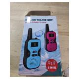 2Pcs Walkie Talkies for Kids Toys: Outdoor Toys for 3 4 5 6 7 8 9 10 11 12 Year Old Boys Girls Walkie Talkie Birthday Gifts - Long Range Camping Backyard Wakie-Talkies Party Favors Walky Talky