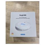 AEGISLINK Wi-Fi Combination Smoke and Carbon Monoxide Detector with LCD Display & Replaceable Battery, Compatible with TuyaSmart & Smart Life App, SC-WF240