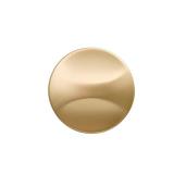 Hickory Hardware Crest Collection Knob 1-1/4 Inch Diameter Flat Ultra Brass Finish