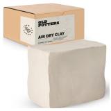 Old Potters Premium Air Dry Clay, White, 10 lbs, All Natural Modeling Clay. Ideal for Beginners and Advanced Sculptors.