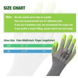 WORKPRO 6 Pairs Garden Gloves, Work Glove with Eco Latex Palm Coated, Working Gloves for Weeding, Digging, Raking and Pruning(L)