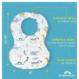 KinderSenseÂ® Disposable Baby Bibs for Feeding/Drooling â Travel Bibs for Baby