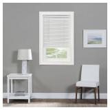 Achim GII Morningstar Indoor Cordless White Vinyl Light Filtering Window Mini Blind, 72 L x 34 W Inch