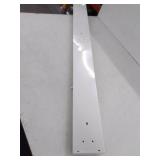 48 Inch Baseboard Register Vent, White