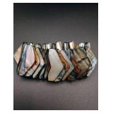 Vintage Mother of Pearl Stretch Bracelet