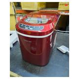 Magic Chef 27 lb. Capacity Portable Countertop Ice Maker Red (Bullet Ice) - Retail: $317.65