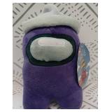 Among Us Plush Purple Crewmate with Sailor Hat