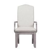 SLF Room Gear Prospect Hill Upholstered Back Arm Dining Chair - Retail: $497.99 SET OF 2