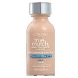 L Oreal Paris True Match Liquid Foundation Makeup Natural Finish C2 Natural Ivory 1 fl oz - Old Version - Retail: $87.19