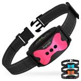 DogRook Rechargeable Dog Bark Collar - No Shock Dog Training Smart Collar - Beep & Vibration Stop Barking Dog Devices - No Bark Collar - Anti Bark Collar for Large Dog, Medium & Small - 12-110 lbs