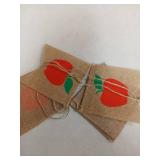 Apples Banner Burlap - Back To School Banner - Fall Banner - School Banner - Classroom Decor - Teacher Gifts - Apple Themed Party Decorations