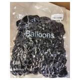 Bezente Black Balloons Latex Party Balloons - 100 Pack 12 inch Round Helium Balloons for Black Themed Wedding Graduation Anniversary Birthday Party Backdrop Decorations