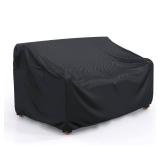 BROSYDA Heavy Duty Patio Sofa Cover, Waterproof 3-Seater Outdoor Sofa Cover Patio Furniture Covers for Outdoor Furniture Loveseat Couch, 78" LÃ33" DÃ32" H, Black