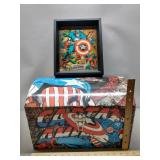 Captain America Chest & 3D Picture