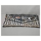 22 Piece Wrench Set SAE & Metric